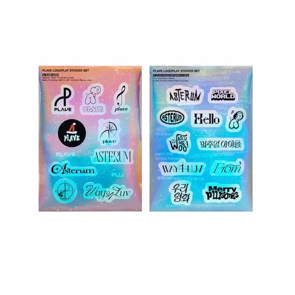 [BUNJANG] PLAVE Logo Sticker Pack / 플레이브 로고 스티커팩