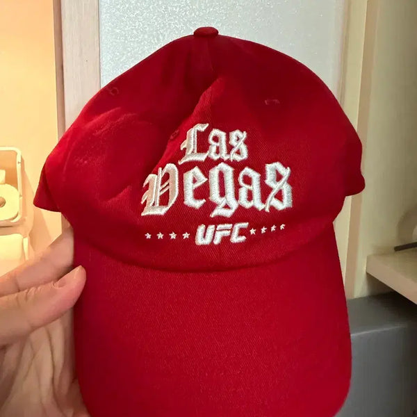 [BUNJANG] UFC Las Vegas Red Ball Cap / 라스베가스 UFC 볼캡 레드
