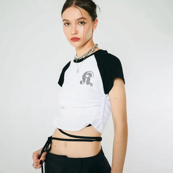 [BUNJANG] Noting Shirring Raglan T-Shirt / 낫노잉 Shirring Raglan T-SHIRT