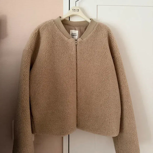 [BUNJANG] Studio Tomboy Fleece Jacket / 스튜디오 톰보이 뽀글이 자켓