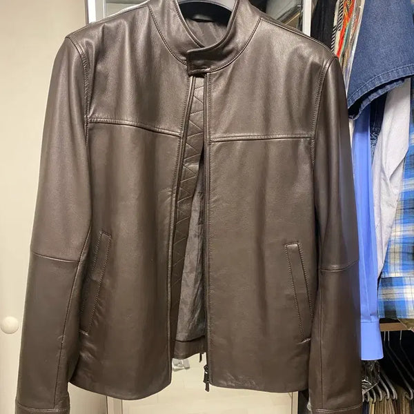 [BUNJANG] Massimo Dutti 100% Lambskin Leather Jacket / 양가죽 100 자켓