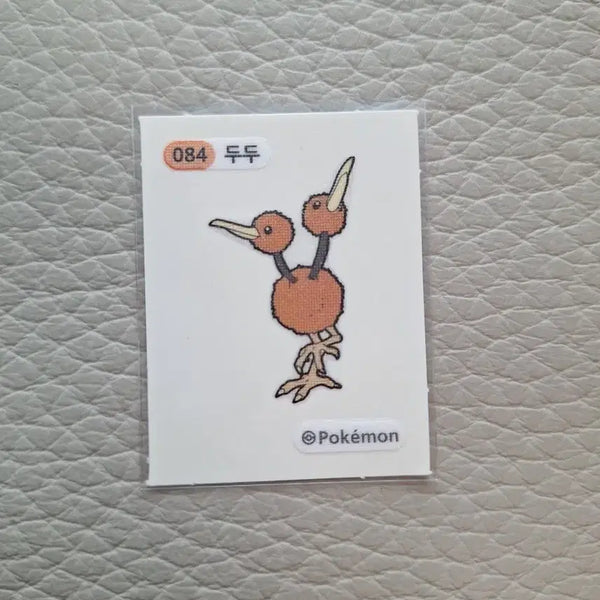 [BUNJANG] Pokemon Sticker - Dudu #084 / 포켓몬스터 띠부씰 두두 스티커