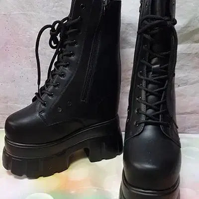 [BUNJANG] 22cm Platform Cosplay Boots / 극강 키높이 22cm 코스프레 부츠