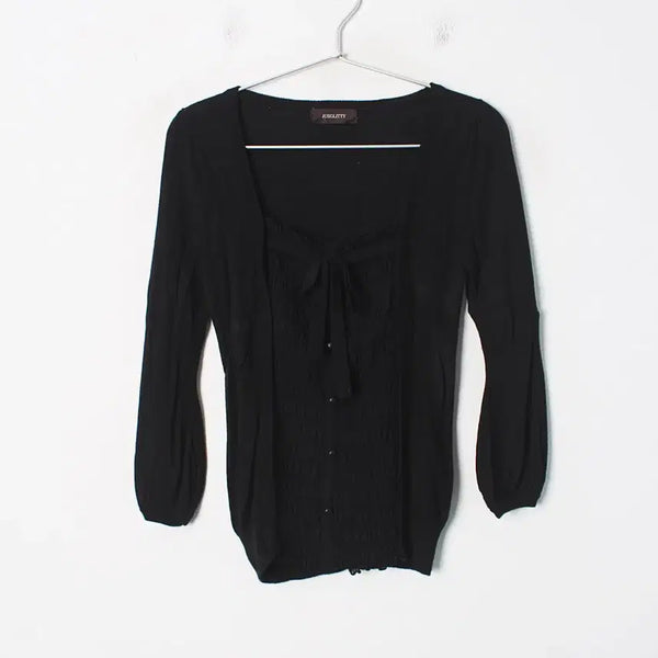 [BUNJANG] JUSGLITTY Rayon Blend Top Women's XS / 데니아 우먼 레이온혼방 탑 [WOMAN XS]