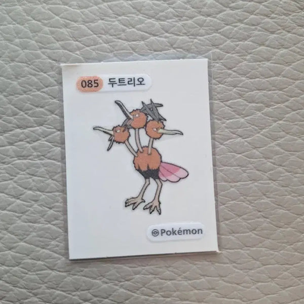 [BUNJANG] Pokemon Duitrio Sticker / 포켓몬 띠부씰 두트리오 스티커
