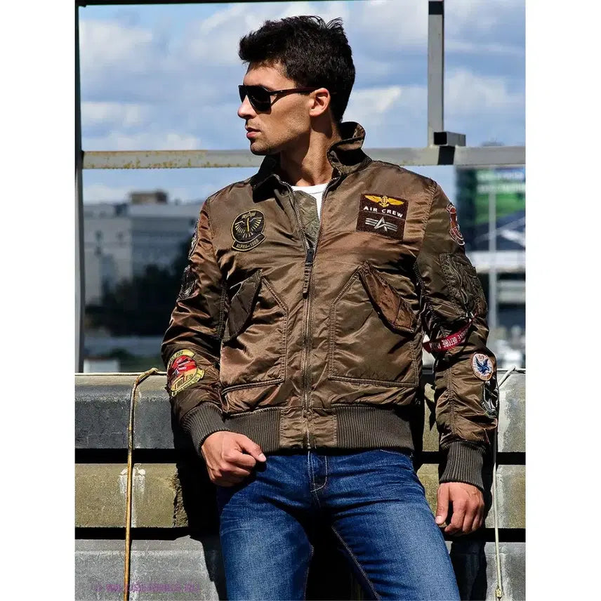 [BUNJANG] Alpha Industries CWU Pilot X Flight Jacket / 알파인더스트리 Alpha Industries CWU Pilot X 비행 재킷