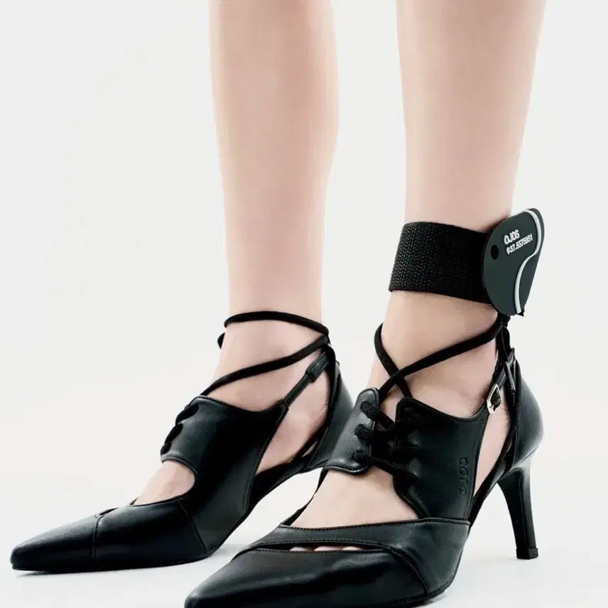 [BUNJANG] Oh, Eyes Multi-Strap Stiletto Heels / 오호스 멀티스트랩 스틸레토 힐