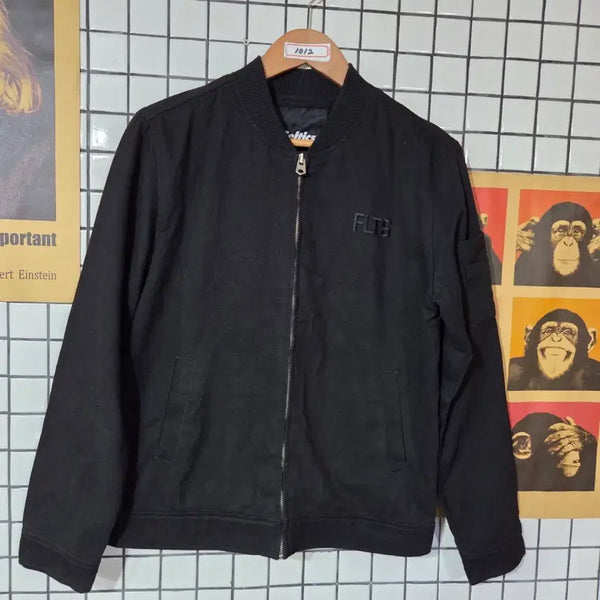 [BUNJANG] Feltics Black Bomber Jacket / 펠틱스 검정 봄버 자켓1012