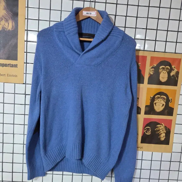 [BUNJANG] ZARA Man Blue Knit / 자라 맨 남자 니트 블루 1012