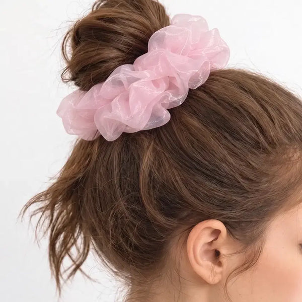 [BUNJANG] Wicks New York Cloud Scrunchie - Pink / [새제품]뉴욕윅스 클라우드 빅 스크런치