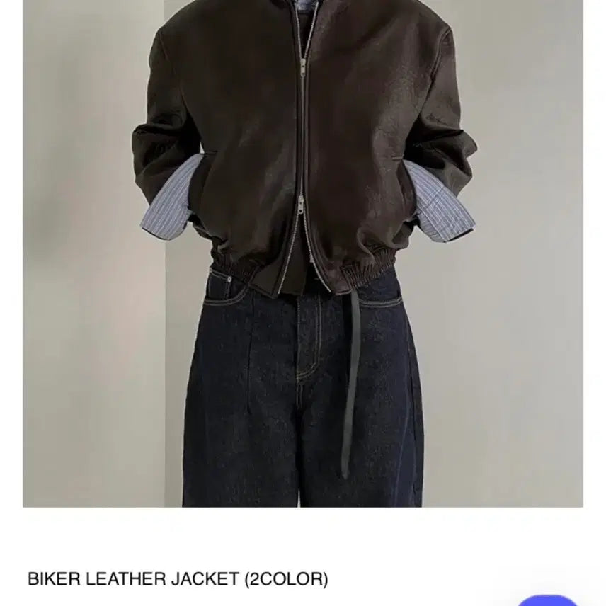 [BUNJANG] NTVT Leather Jacket / ntvt 가죽자켓