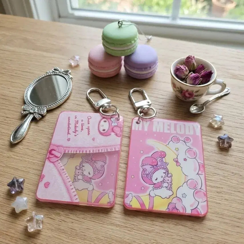 [BUNJANG] My Melody Character Keychain (Front & Back Design) / 마이멜로디 키링 *앞면 뒷면*