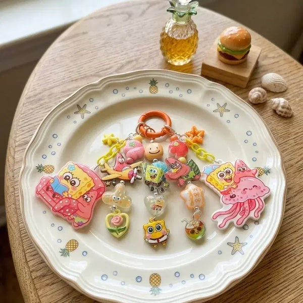 [BUNJANG] SpongeBob Keychain Set / 스펀지밥 열쇠고리 세트
