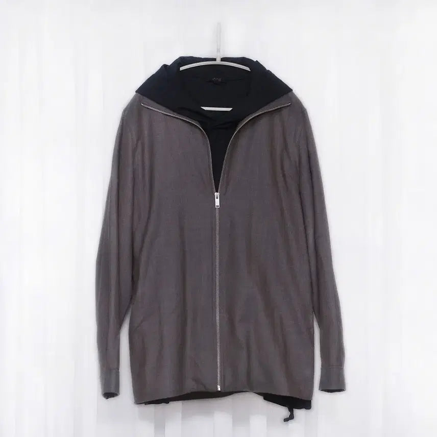 [BUNJANG] COS Pure Wool Zip-Up Pocketless Soft Jacket / 코스 (COS) 퓨어울 집업 포켓리스 소프트 자켓 (100-105)