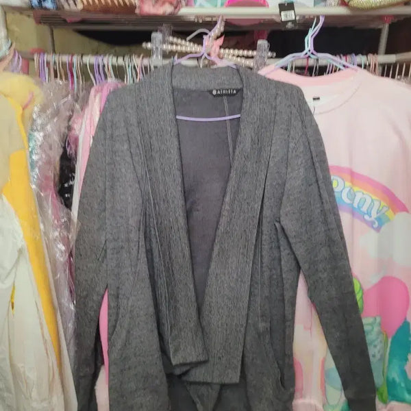 [BUNJANG] Esleta Grey Cardigan (Imported) / 에슬레타 그레이 가디건 수입