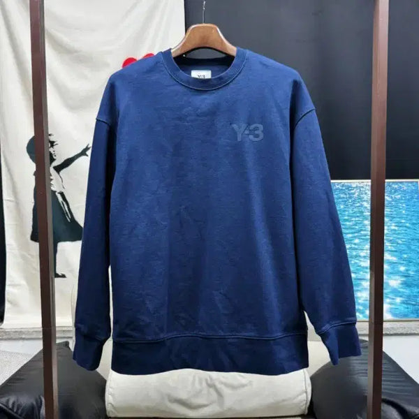 [BUNJANG] Y-3 Oversized Sweatshirt Navy / 남성~115) Y-3 오버핏 맨투맨 네이비