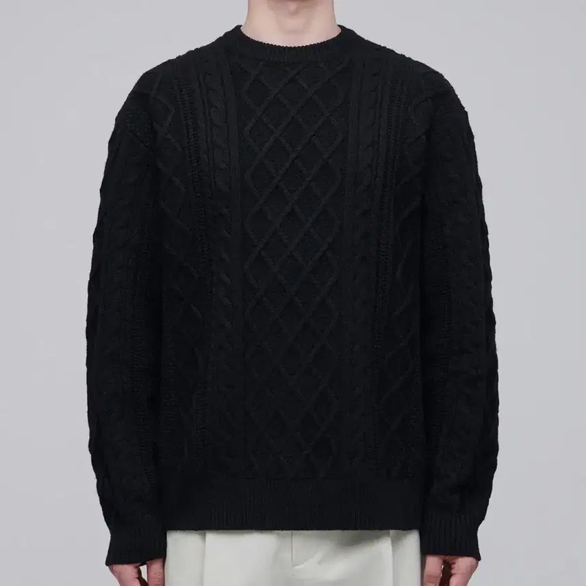 [BUNJANG] Musinsa Aran Cable Knit Sweater L / 무탠다드 아란케이블 니트 L 폴로 랄프로렌 하울린 같은 피셔맨 니트 L