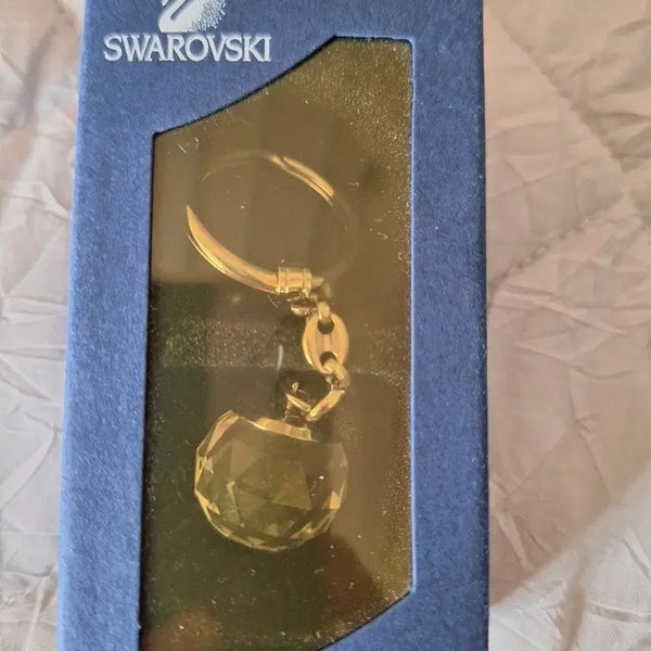 [BUNJANG] Swarovski Crystal Keychain Silver / 스와로브스키 크리스탈 키링 실버