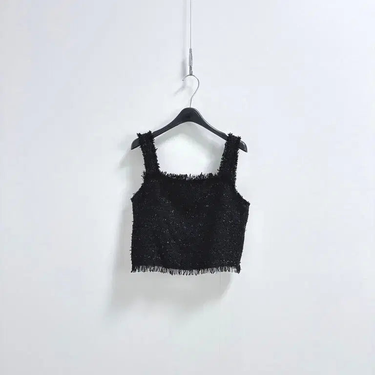 [BUNJANG] La Plus Black Bustier Top / 라플라 블랙 뷔스티에 탑