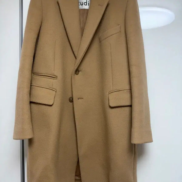 [BUNJANG] Acne Studios Camel Wool Coat Size 34 / 아크네 스튜디오 코트 34