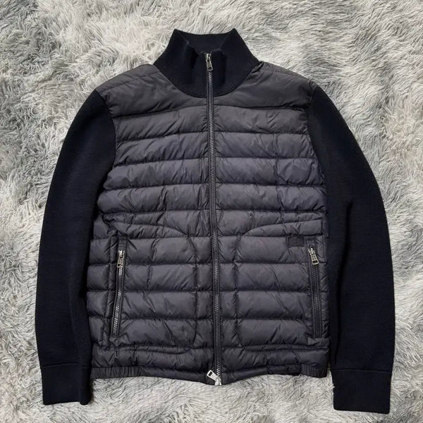 [BUNJANG] Moncler Tricot Knit Padding Navy S / [S] 몽클레어 트리콧 니트패딩 네이비
