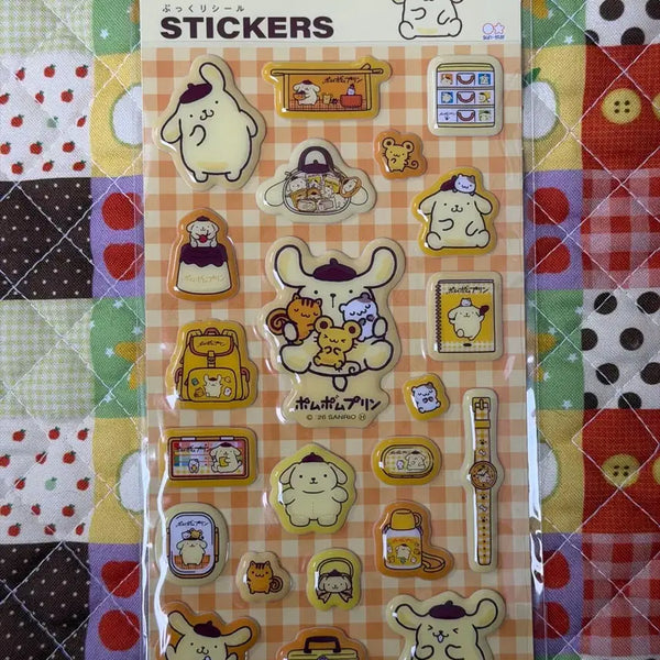 [BUNJANG] Sanrio Pompompurin Epoxy Sticker / 산리오 폼폼푸린 에폭시 스티커 [일본정품 새상품]