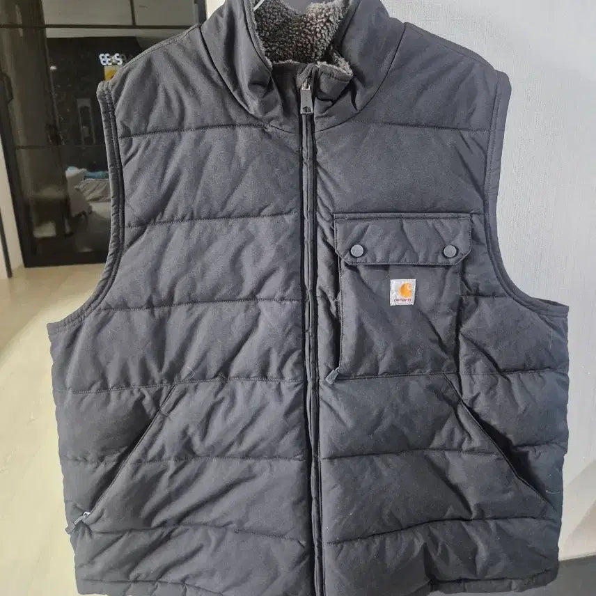 [BUNJANG] Carhartt Work Vest Padding Black / 칼하트 워크 베스트 패딩 블랙