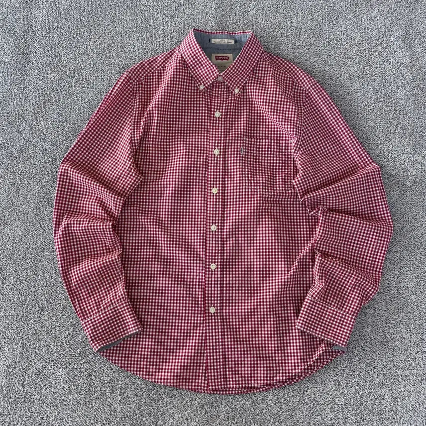 [BUNJANG] Levi's Slim Fit Button-Down Long-Sleeve Shirt / S 리바이스 슬림핏 버튼다운 긴팔 셔츠 1012