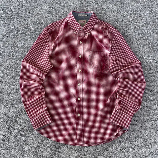 [BUNJANG] Levi's Slim Fit Button-Down Long-Sleeve Shirt / S 리바이스 슬림핏 버튼다운 긴팔 셔츠 1012