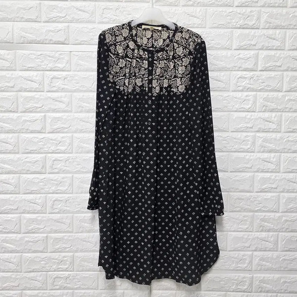 [BUNJANG] Vanessa Bruno Athe Silk Pattern Long Dress / M-L 아떼 바네사브루노 100% 실크 패턴 롱 원피스 F435