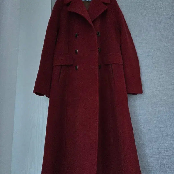 [BUNJANG] LBL Alpaca Wool Blend Long Coat / LBL 모,알파카 롱코트
