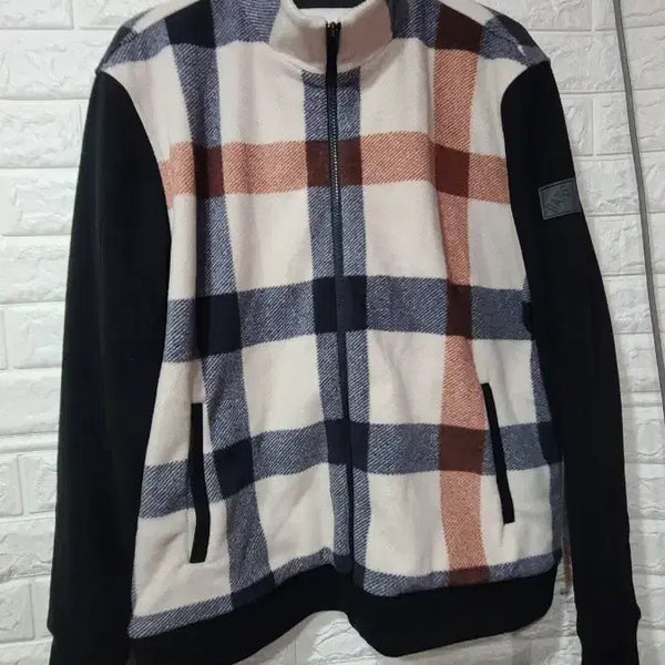 [BUNJANG] Daks Golf Men's Check Pattern Full Zip Jacket (Size 110) / 닥스 골프 자켓