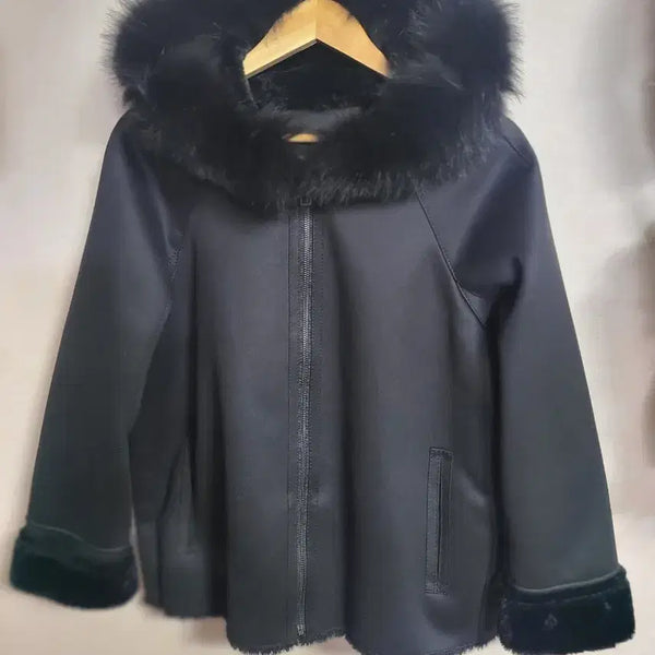 [BUNJANG] Kashibadi Faux Leather Jacket / 카시바디 무스탕 자켓 66