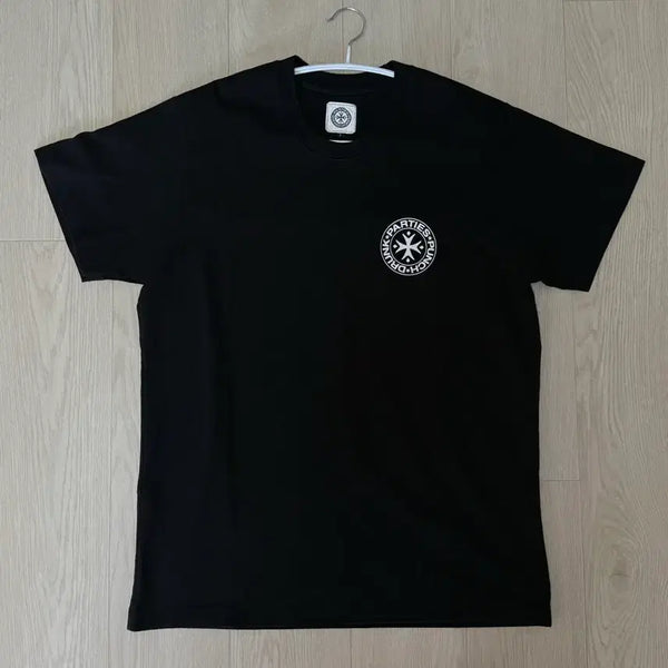 [BUNJANG] Punch Drunk Parties Basic Narrow Logo T-Shirt (Black) / 펀치드렁크파티즈 베이직 로고 네로우 티셔츠 1 size