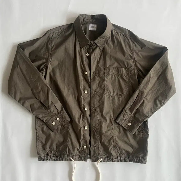 [BUNJANG] Coen Typewriter Drawstring Work Shirt Jacket / coen 코엔 타입라이터 드로스트 워크 셔츠 자켓