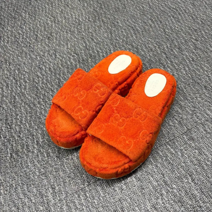 [BUNJANG] Gucci Terry Platform Slippers / 구찌 플랫폼 테리 슬리퍼
