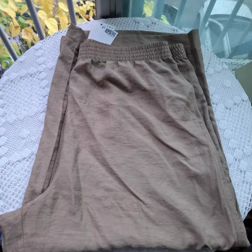 [BUNJANG] H&M Linen Women's Wide Leg Pants / H&M 린넨 여성 와이드바지
