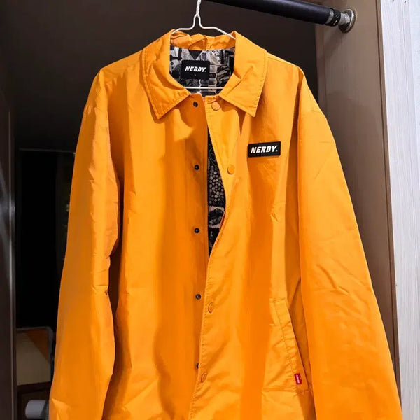 [BUNJANG] NERDY Coach Jacket Yellow L / 널디 NERDY 코치 자켓 L 옐로우