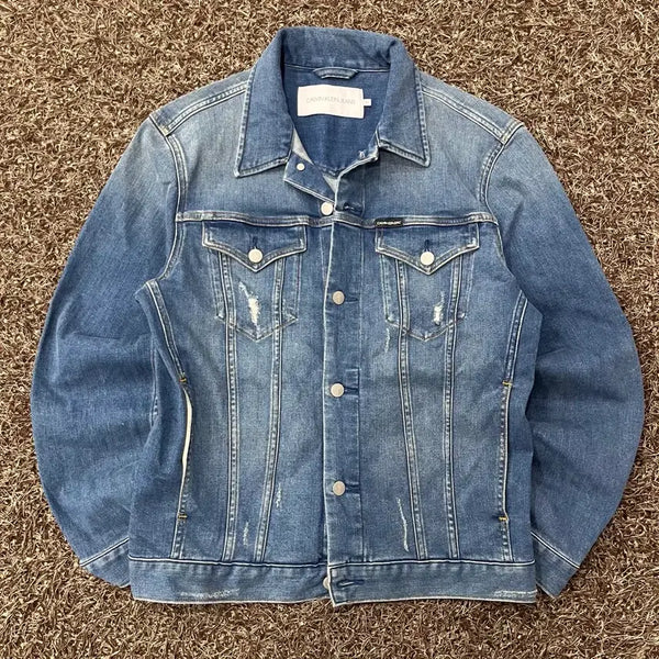 [BUNJANG] Calvin Klein Denim Trucker Jacket / M 캘빈클라인 데님 트러커 자켓