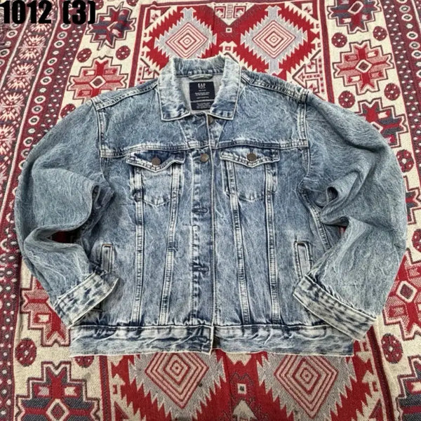 [BUNJANG] GAP Washed Denim Jacket Blue 2XL / GAP 데님 자켓 워싱 블루 2XL 1012