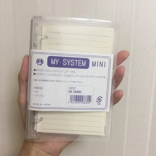 [BUNJANG] HS My System Binder A7 6-Ring Diary Planner / HS 마이시스템 바인더 A7 6공 바인더 다이어리 놀티 속지