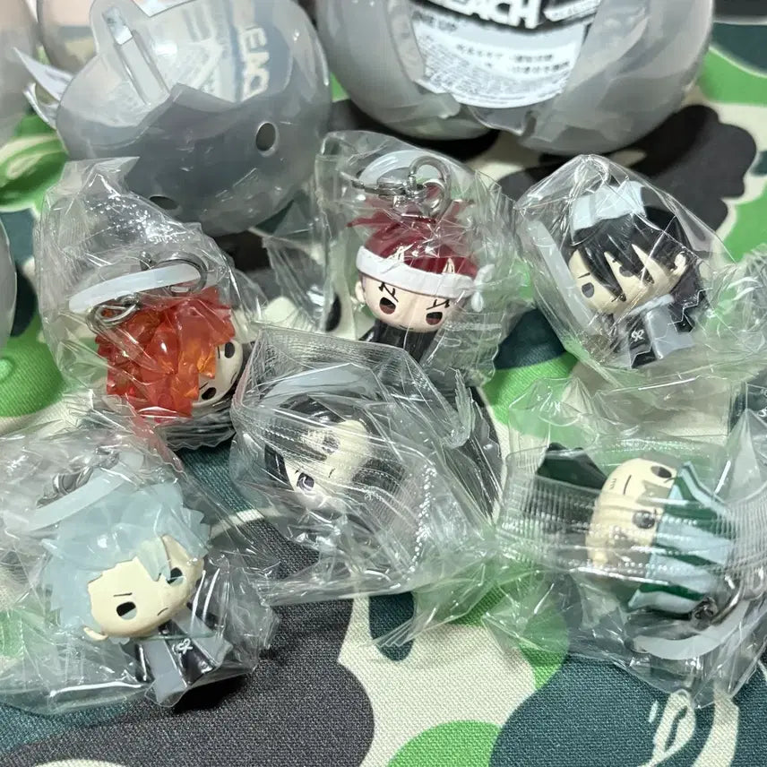 [BUNJANG] Bleach Mezurushi Gacha Keyring Set / [블리치] 메지루시 가챠 키링 세트