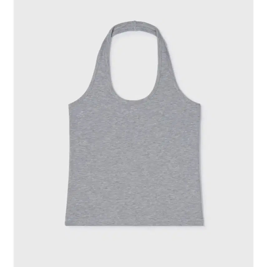 [BUNJANG] LFM Halterneck Sleeveless Top - Grey / 앨에프엠 홀터넥 그레이