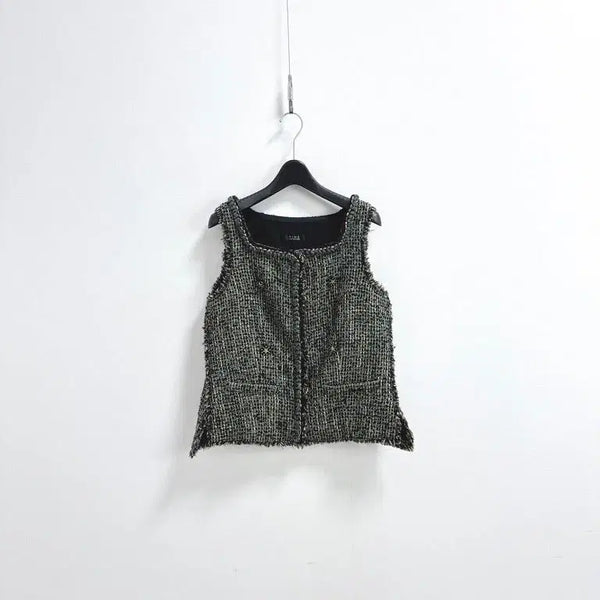 [BUNJANG] TIME Tweed Vest / 타임 트위드 베스트