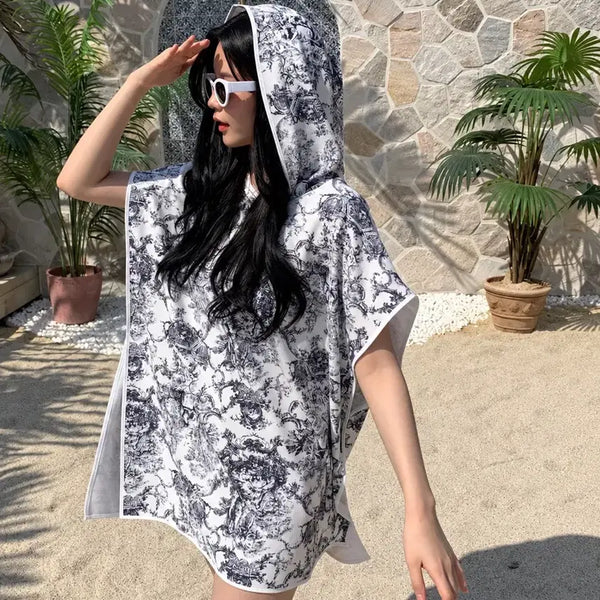 [BUNJANG] Watercolor Dye Pattern Swimsuit Inner / 수채화 나염 패턴 수영복 이너 / 미착용 새상품