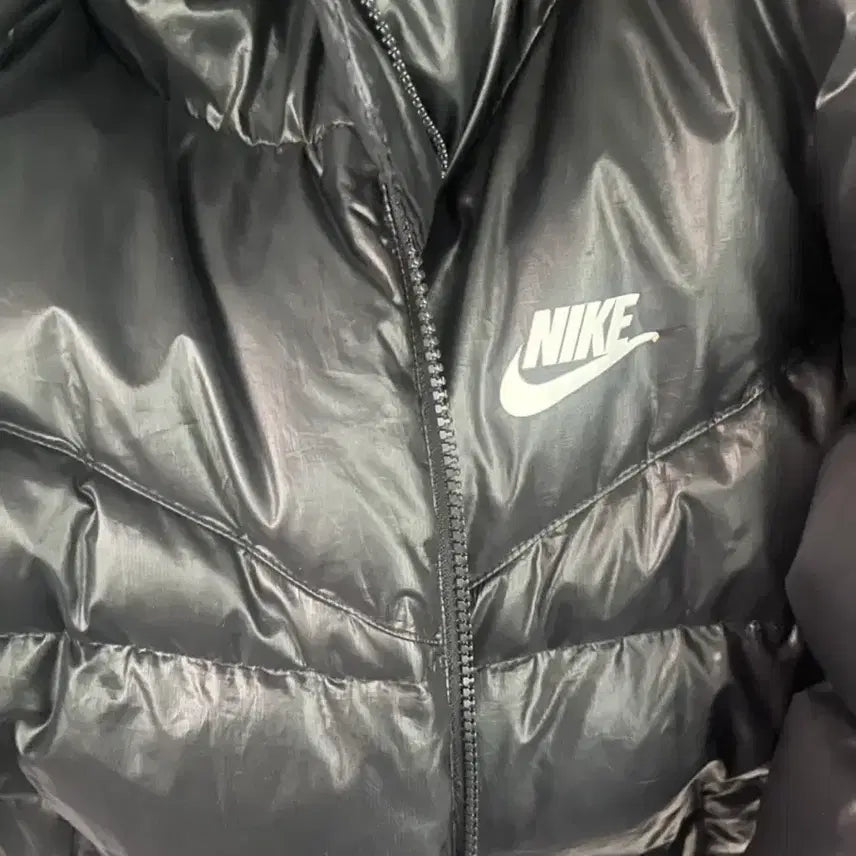 [BUNJANG] Nike Padded Jacket Black / 나이키 패딩 자켓 블랙