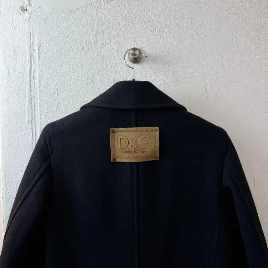 [BUNJANG] Dolce & Gabbana Panel Logo Pea Coat / 돌체앤가바나 패널 로고 피 코트