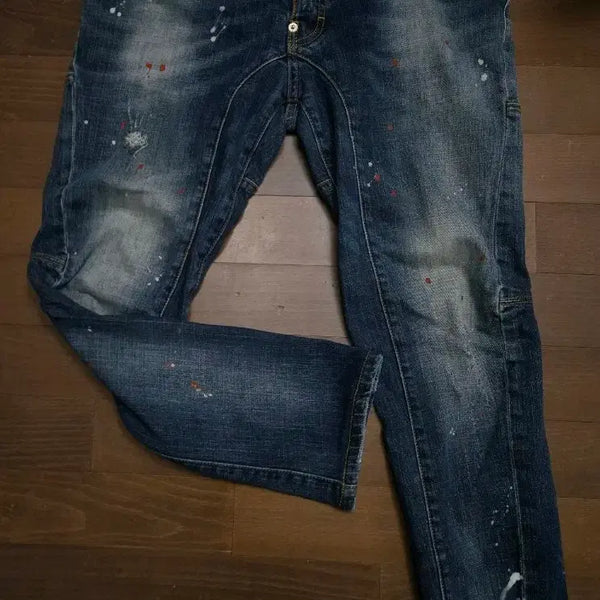 [BUNJANG] DSQUARED2 Distressed Stretch Jeans Size 33 / 정품  디스퀘어드2 데미지스판진 33