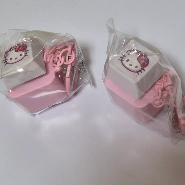 [BUNJANG] Hello Kitty Keycap Keyring / 헬로키티 키캡 키링