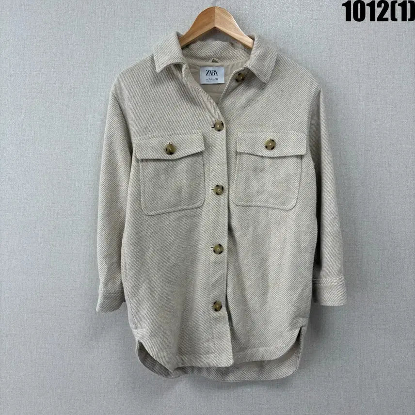 [BUNJANG] Zara Beige Shirt Jacket S / 자라 셔츠 자켓 베이지 s